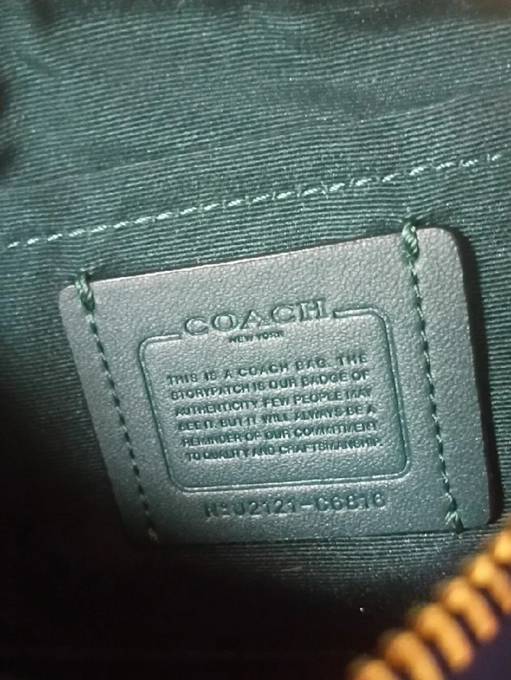 Coach Pennie Shoulder Bag 25 in colorblock sport blue. Style No: C6816